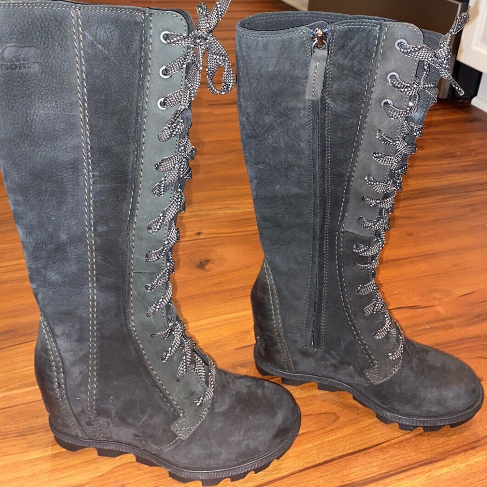 Sorel Catherine Great 6.5 Black Tall Womens Boots